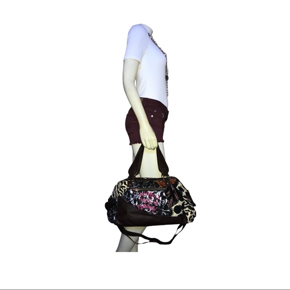 Desigual Bols Tokyo Patch Night Multi Color Satchel Bag - Picture 4 of 8